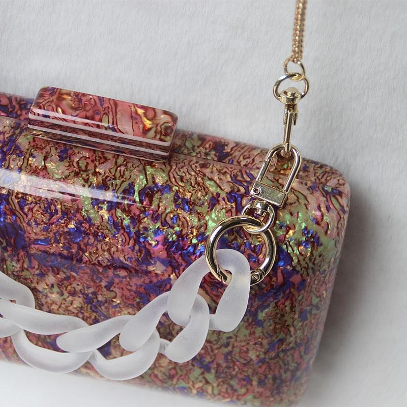 Clutch Madrepérola Mescla - Grinalda Store