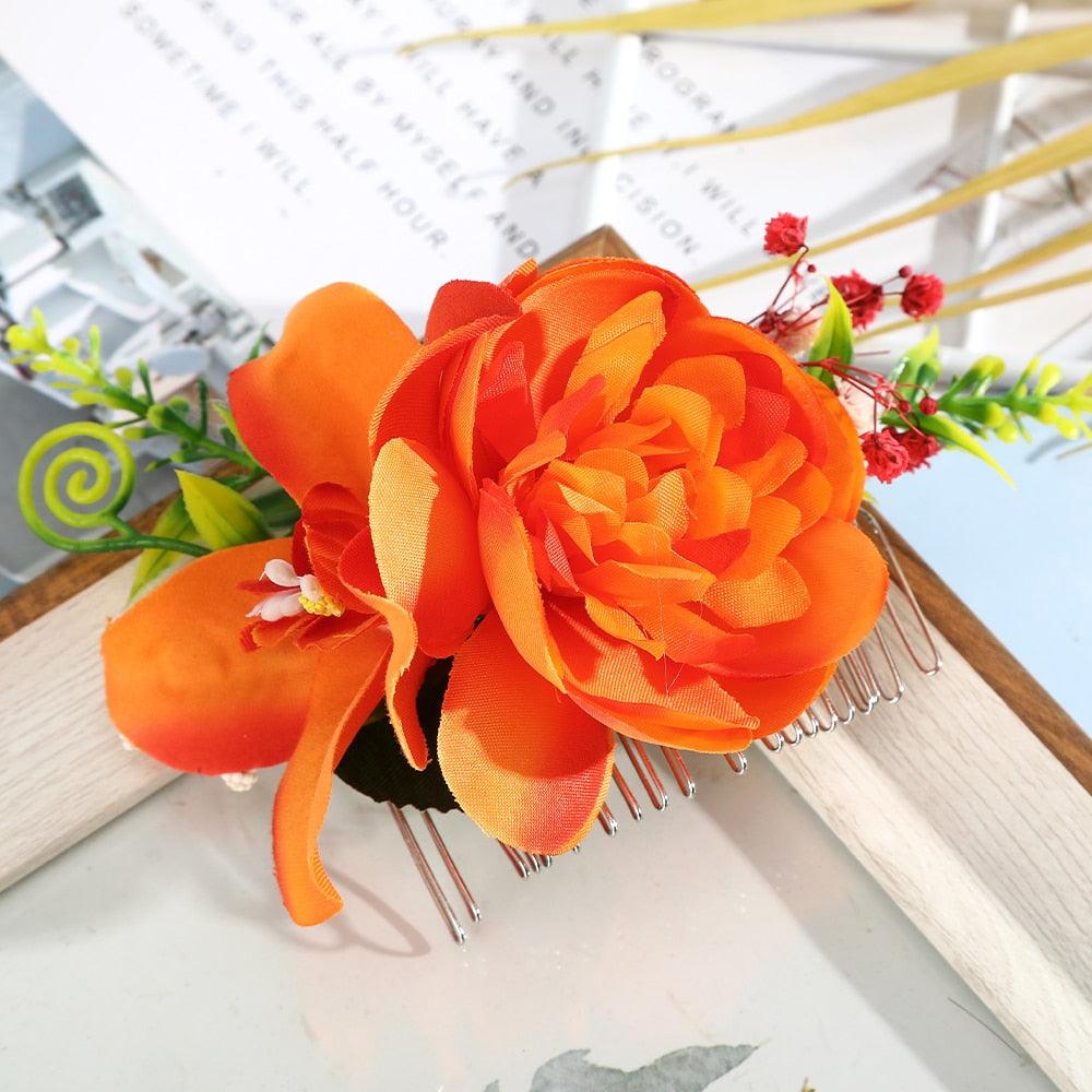 Grinalda Floral Laranja - Grinalda Store