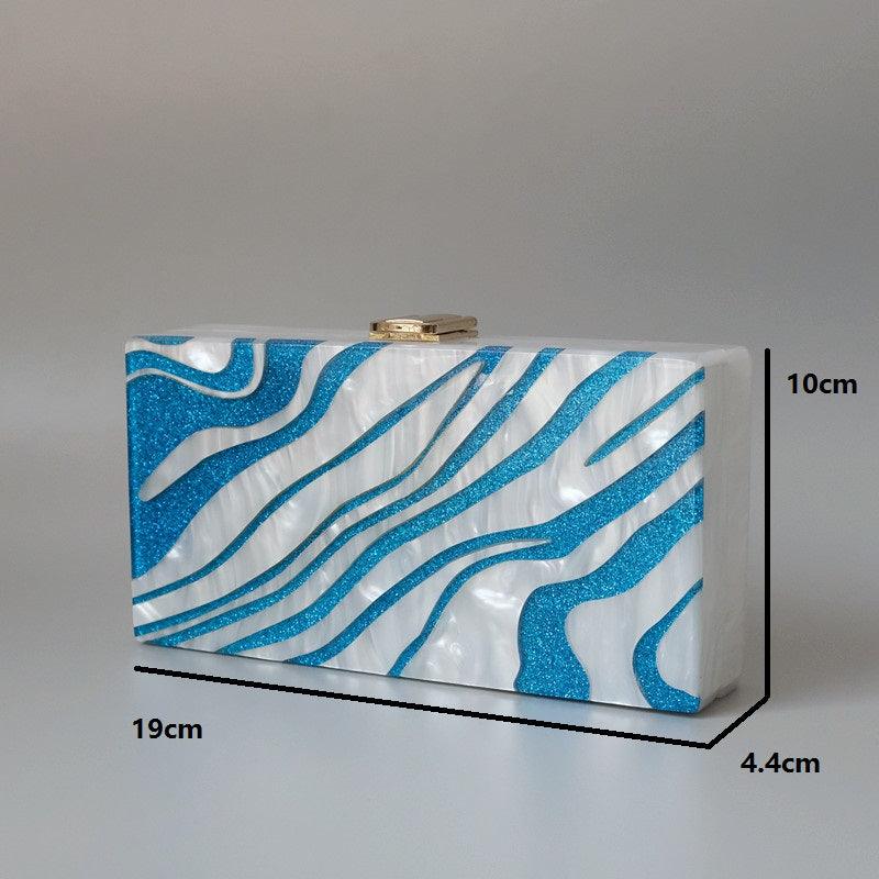 Clutch Madrepérola Blue - Grinalda Store