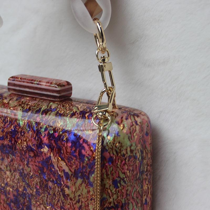 Clutch Madrepérola Mescla - Grinalda Store