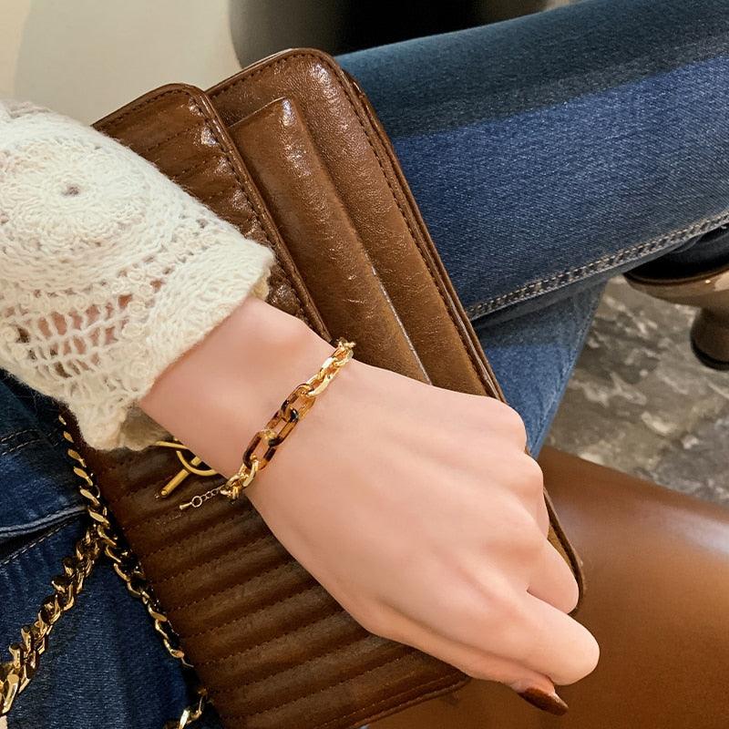 Pulseira Corrente Animal Print - Grinalda Store