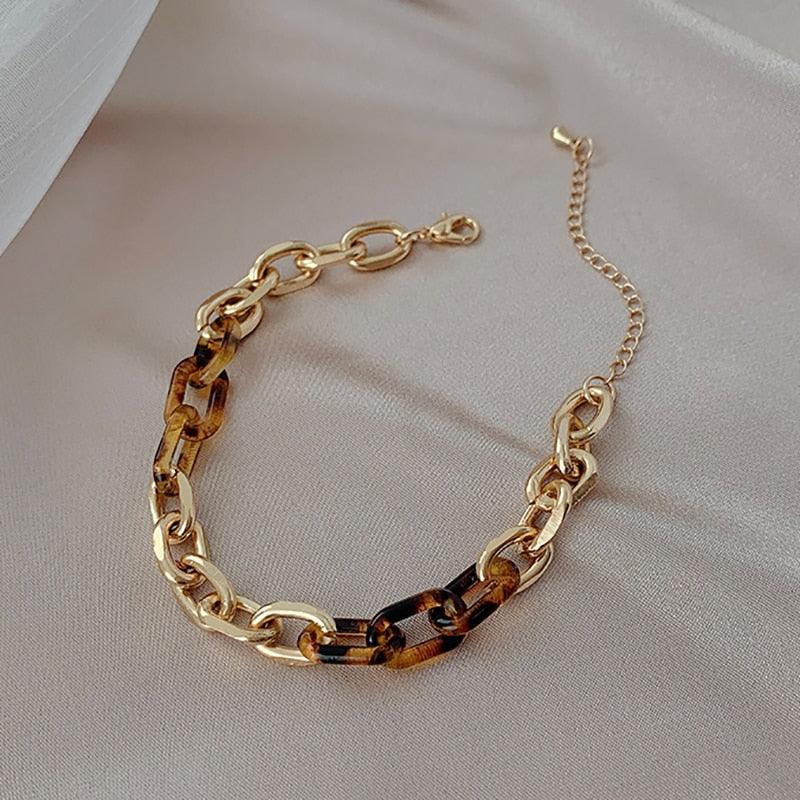 Pulseira Corrente Animal Print - Grinalda Store