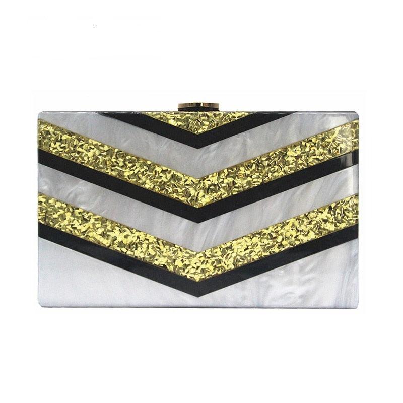 Clutch Madrepérola 3 Cores - Grinalda Store