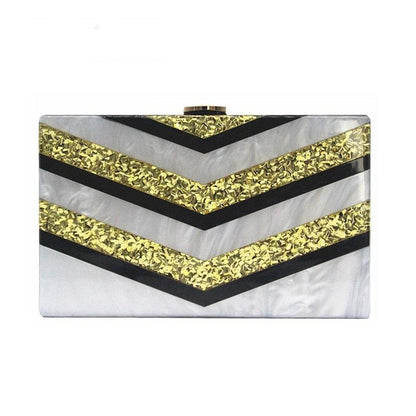 Clutch Madrepérola 3 Cores - Grinalda Store