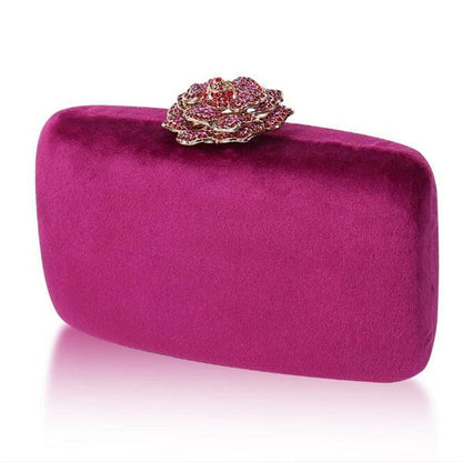 Clutch com Fecho de Flor - Grinalda Store