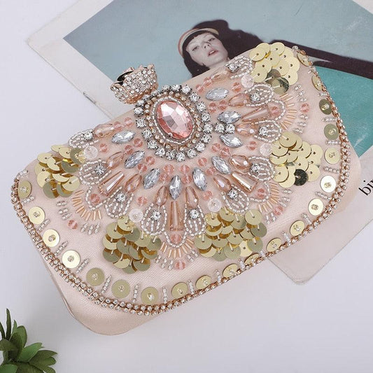 Clutch Champanhe  Lux - Grinalda Store